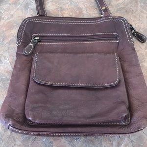 CUIR made in Italy leather crossbody bag